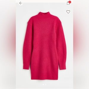 H&M mock turtleneck dress